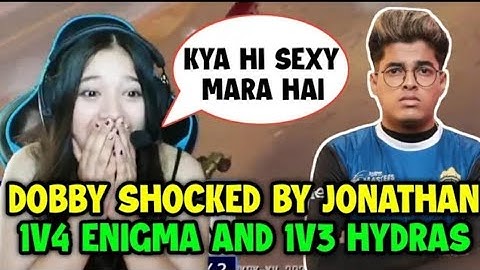 Dobby shocked by Jonathan 1v4 Enigma and 1v3 HH 🔥 And also Zgod 😲