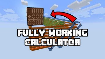 8 BIT CALCULATOR IN MINECRAFT