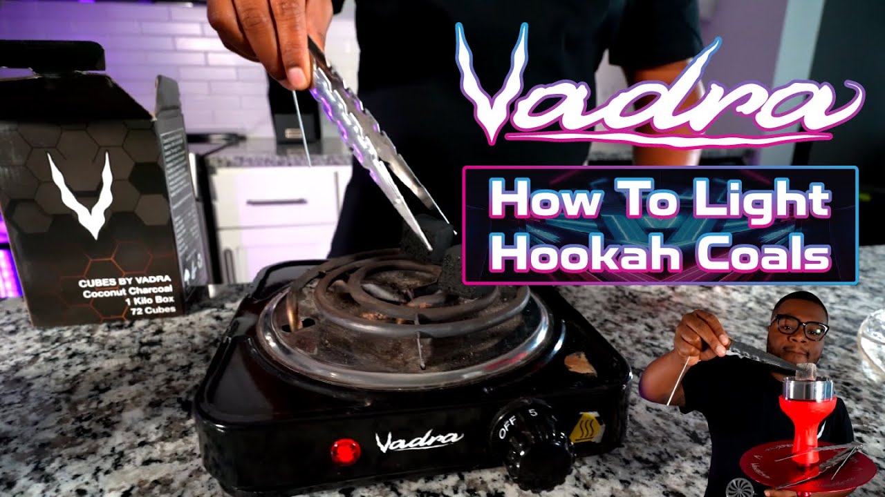 Vadra Hookah - How to Light Hookah Coals