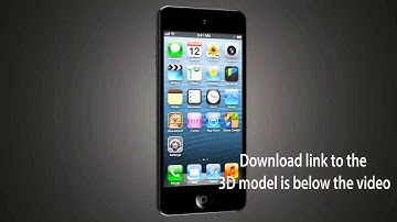 iPod touch 5g 3D model + link
