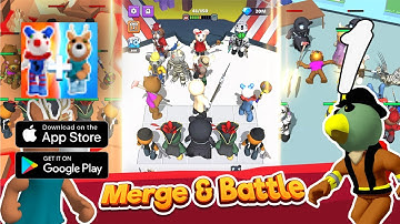 Merge Rainbow Piggy End Period Gameplay Walkthrough Part 1 - Level 1 ~ 24 (Android, IOS)