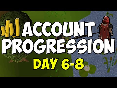 (OSRS) Account Progression - Day 6 - 8 | Fishing