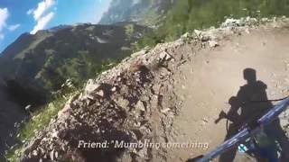 Downhill MTB In The Swiss Alps
