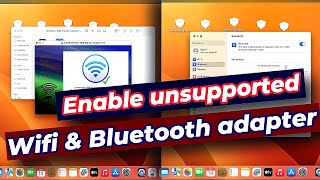 Enable unsupported usb Wifi adapter and Bluetooth adapter on hackintosh