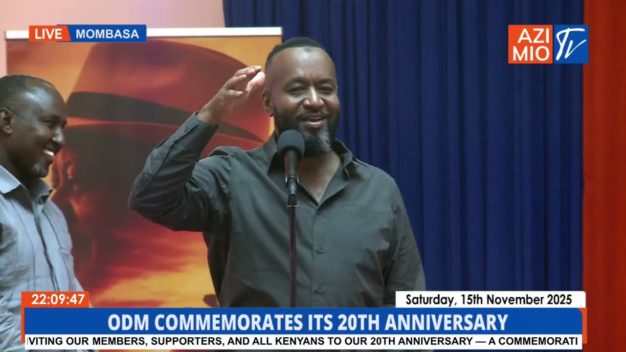 CS Joho WOWS guests with PASSIONATE speech in front of Ruto at the ODM founders dinner