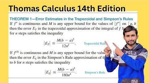 Exercise 8.7 | c Error Analysis in Trapezoidal & Simpson’s Rule | Trapezoidal Rule Example Explained