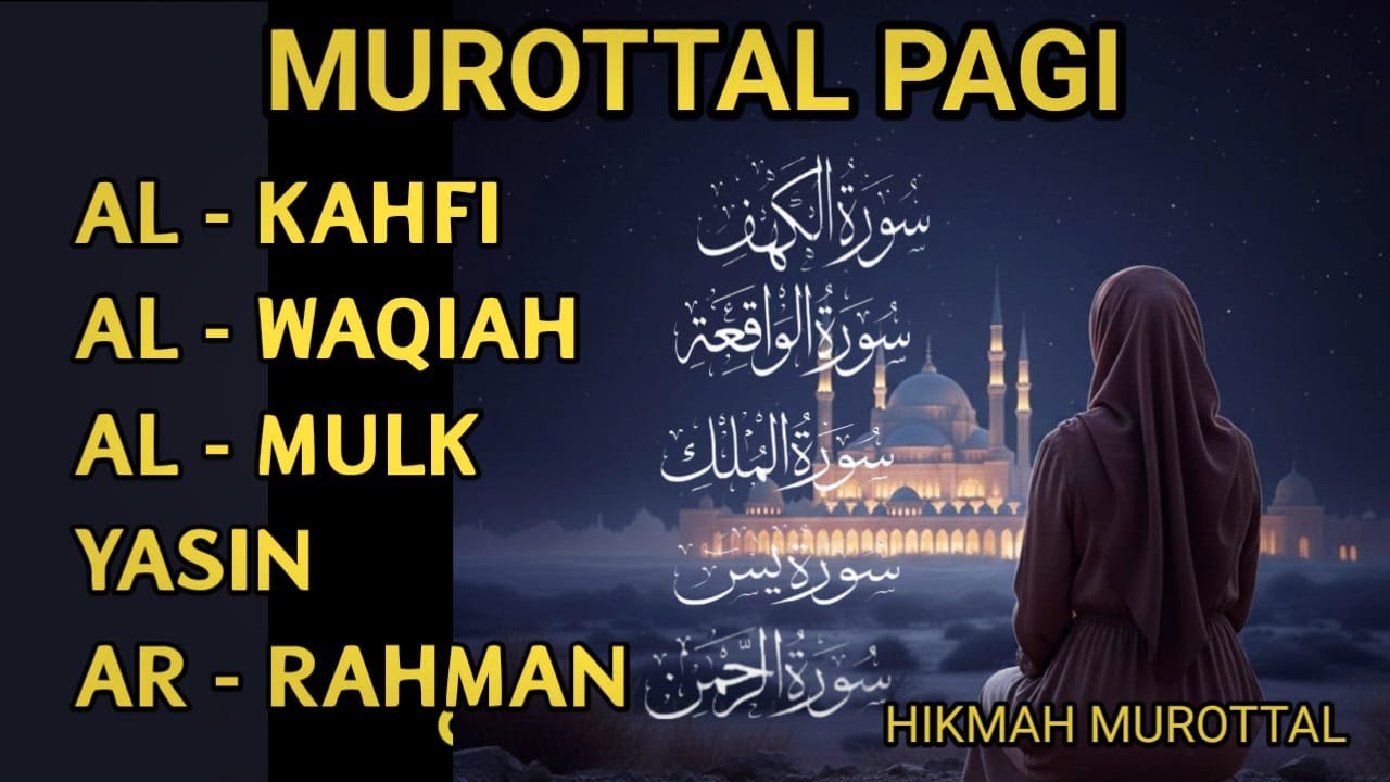 Dengarkan Sembari Beraktivitas!! Lantunan Syahdu AYAT KURSI, AL-WAQIAH, AL-MULK, YASIN, AR-RAHMAN