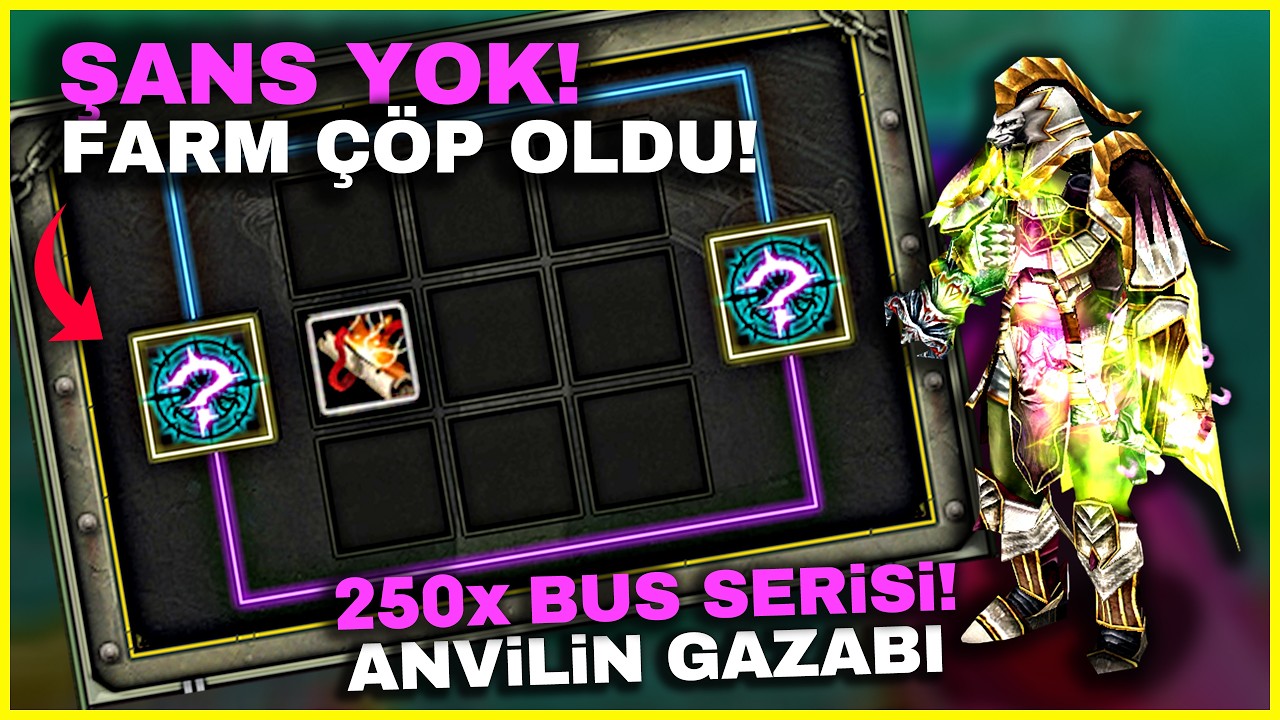 Moradon’da Tüm Farmı Bastım! Şans Yok! 😭 | 250x BUS | Knight Online | Zero