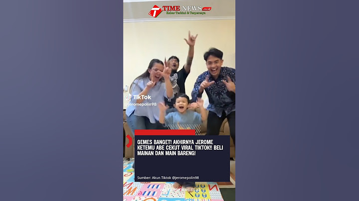 GEMES BANGET! AKHIRNYA JEROME KETEMU ABE CEKUT VIRAL TIKTOK!! BELI MAINAN DAN MAIN BARENG!