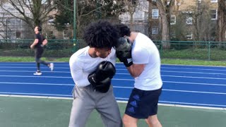 STREET BOXER goes to WAR against UNDEFEATED AMATEUR BOXER!!!