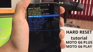 How to Hard Reset Moto G6/G6 Play/G6 Plus - Remove Screen Lock | Restore Factory