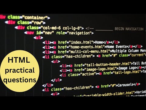 How to write HTML code for beginners | Computer Science | Practicals  | tags and attributes | #79