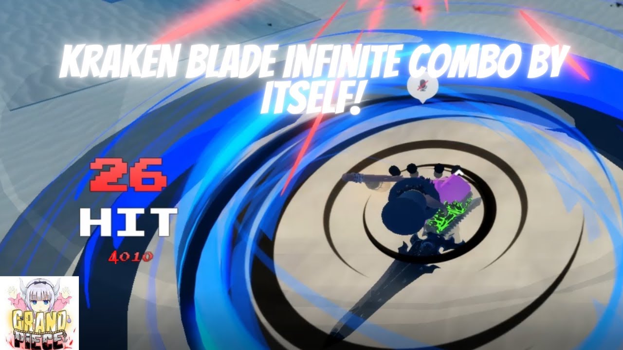 [GPO] INFINITE COMBO W/ ONLY KRAKEN BLADE! (100 TRUE) YouTube
