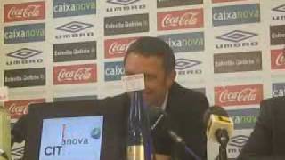 Rueda de prensa de Eusebio en Balaídos