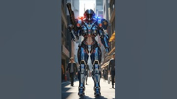 FUTURISTIC POLICE ROBOT FIRES STRAIGHT AT YOU! 🚨⚠️