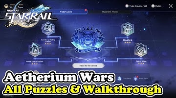 Aetherium Wars All Puzzle & Solution Walkthrough Guide Honkai Star Rail