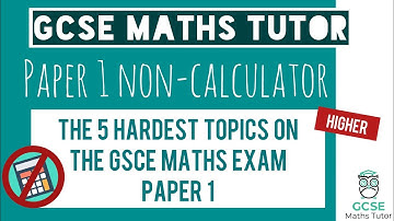 The 5 Hardest Topics On the 2023 Maths GCSE Paper 1 March Mock Exams 2023 | Edexcel, AQA and OCR
