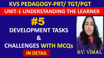 170.  UNLOCKING THE CONCEPT OF DEVELOPMENTAL TASKS & CHALLENGES || MCQs || KVS PEDAGOGY || LEC-5