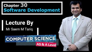 A Level Computer Science Chapter 30 Software Development