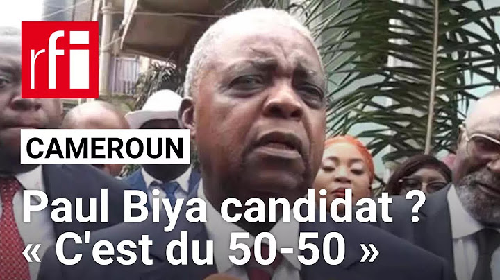 Cameroun : « La candidature du président Biya ? C'est du 50-50 »,  selon René-Emmanuel Sadi