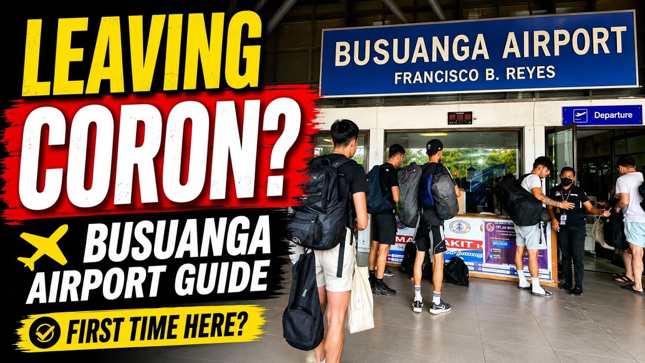 Coron airport step by step guide for domestic departure youtube