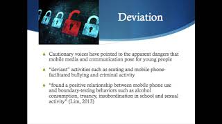 Youth, Social & Mobile Media - Assigment 2 - CMNS 453