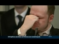 Breivik shows no remorse in court