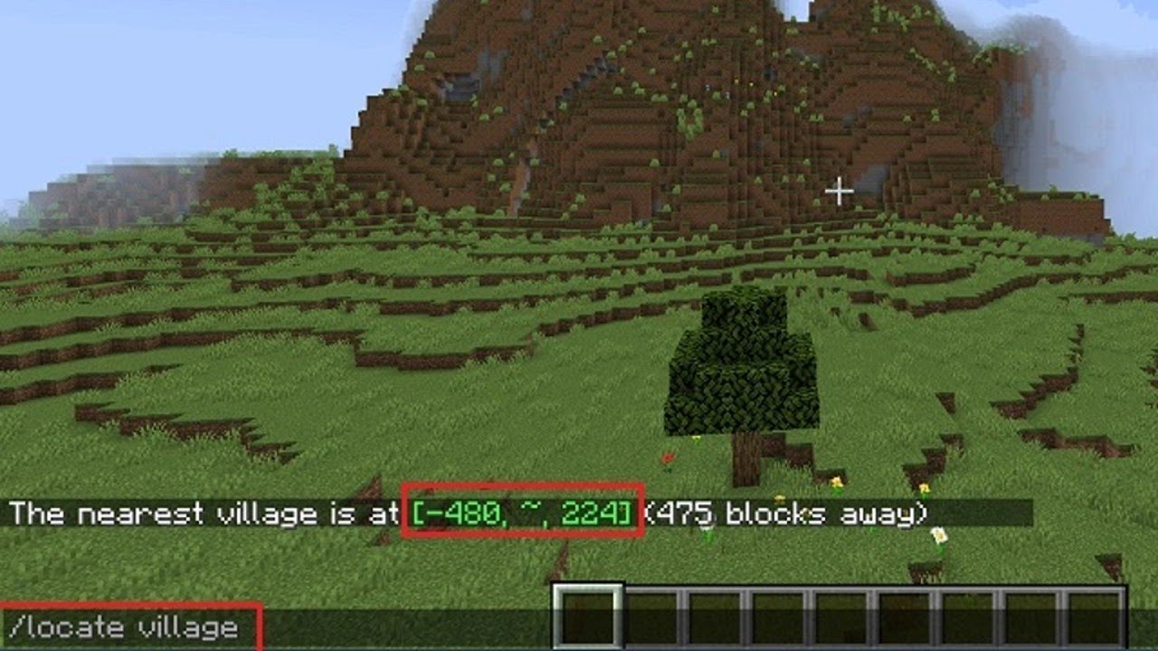 How To Tp To The Nearest Village In Minecraft