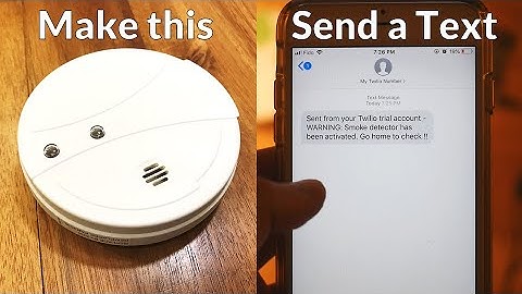 DIY Smoke Detector Hack (Part 1) - Make a regular smoke detector send a text with Raspberry Pi