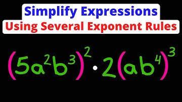 Simplify an Expression by Applying Several Exponent Rules | Eat Pi