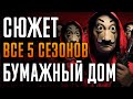 Бумажный дом 1-5 сезон - краткий сюжет. Money Heist “La Casa de Papel”. Netflix