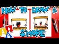 How to draw a funny smore