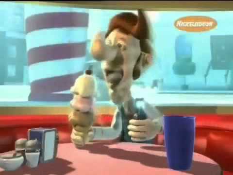 Jimmy Neutron Funny Scene - Hugh Neutron Eating And Reverse