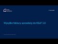 Business Central: Wysyłka faktury sprzedaży do KSeF 1.0