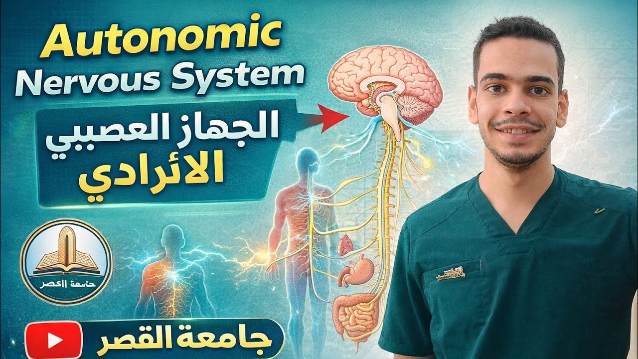 Introduction to ANS | الجهاز العصبي اللاإرادي | Physiology جامعة الأقصر