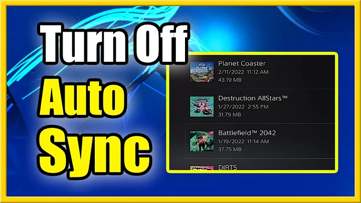How to Disable Auto Sync & Upload on PS5 & Turn Back On (Easy Method)