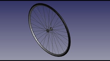 FREECAD #236 - BIKE WHEEL rev 1