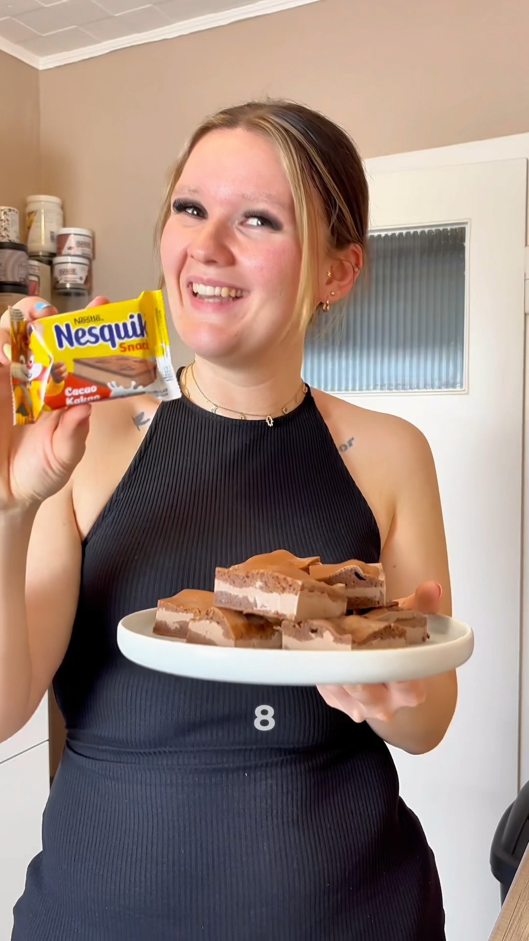 Selbstgemachter Nesquik Snack 😍 #abnehmrezepte #fitnessanna - YouTube