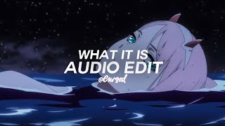 what it is - doechii ft. kodak black [edit audio]