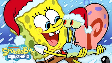 45 MINUTES of SpongeBob’s Snowiest Moments ❄️ | @SpongeBobOfficial