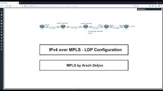 7 MPLS Fundamentals  - LDP Configuration by  ArashDeljoo - Part5/9