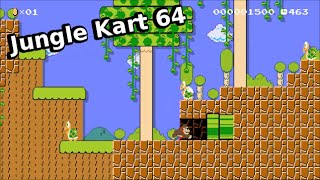 Jungle Kart 64 - Super Mario Maker screenshot 1