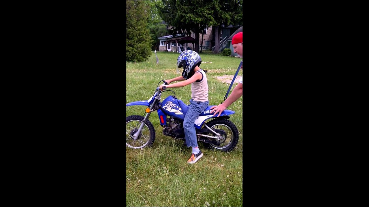 Nick's 1st Dirt Bike Run YouTube