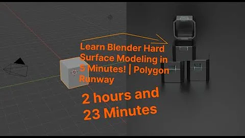 Learn Blender Hard Surface Modeling in 5 Minutes! | Polygon Runway