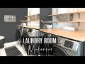 DIY LAUNDRY ROOM MAKEOVER! (On A Budget!)