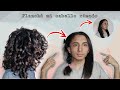 Cómo planchar el cabello, mi primera vez/ silk press on natural curly hair (first time)