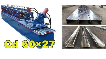 C stud roll forming machine | Cd roll forming machine | C channel roll forming machine
