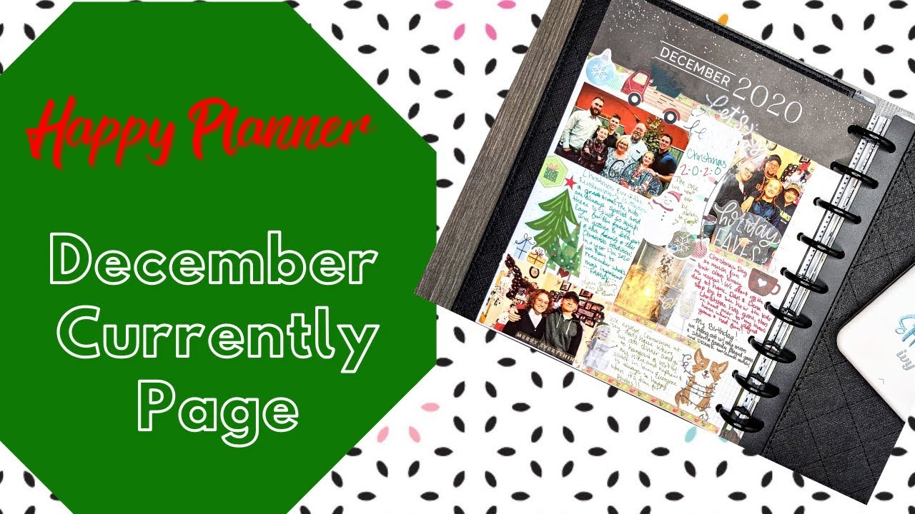 Plan With Me!! Memory Keeping on my December Currently Page