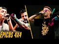 4X4 ÉPICOS que ENLOQUECIERON a TODOS! | Batallas de Gallos (Freestyle Rap)