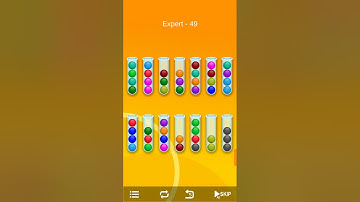 Ball Sort-Bubble Sort Puzzle Expert  Level 49